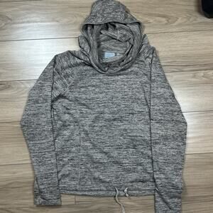 Athleta Size M Women's Dark Gray Sweat‎ Hoodie Long Sleeve